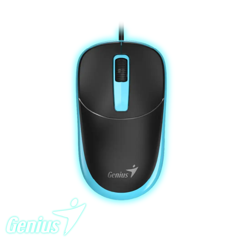 Mouse Genius DX-123 azul óptico USB 1200 DPI